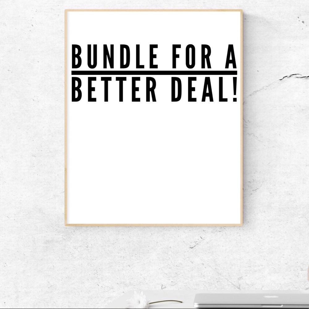 Bundle for a Better Deal!